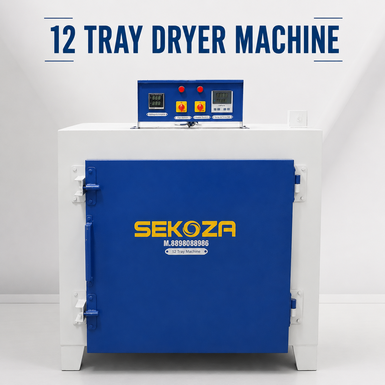SEKOZA 12 Tray Chilli Dryer Machine